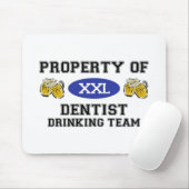 Eigentum des Zahnarzt-trinkenden Teams Mousepad (Mit Mouse)