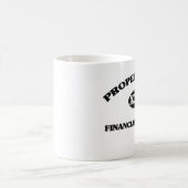 Eigentum eines FINANZberaters Kaffeetasse (Mittel)