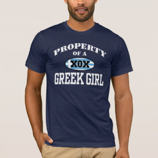 Eigentum eines griechischen Mädchens T-Shirt