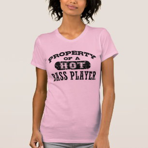 Eigentum eines Hot Bass Players T-Shirt
