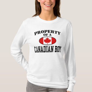 Eigentum eines kanadischen Jungen T-Shirt