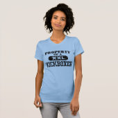 Eigentum eines Kickboxers T-Shirt (Vorne ganz)