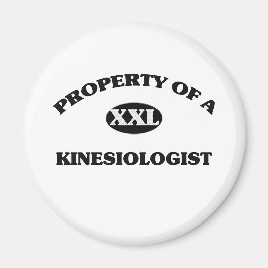 Eigentum eines KINESIOLOGISTEN Magnet (Vorne)