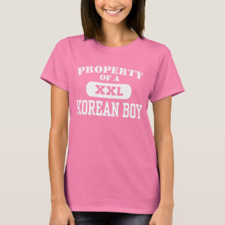 Eigentum eines koreanischen Jungen T-Shirt