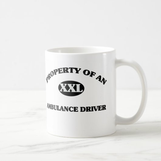 Eigentum eines KRANKENWAGEN-FAHRERS Kaffeetasse (Rechts)