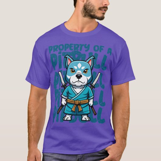 Eigentum eines Pitbulls T-Shirt (Vorderseite)