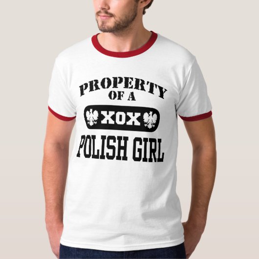 Eigentum eines polnischen Mädchens T-Shirt (Vorderseite)