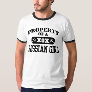 Eigentum eines russischen Mädchens T-Shirt