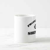 Eigentum eines SCHÄFERS Kaffeetasse (Mittel)