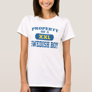 Eigentum eines schwedischen Jungen T-Shirt