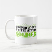Eigentum eines Soldaten Kaffeetasse (Links)