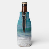 Eigentum Ihres Namens Karibik Personalisiert Flaschenkühler (Flasche Rückseite)