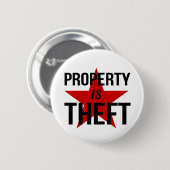 Eigentum ist Diebstahl - Button (Vorne & Hinten)
