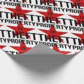 Eigentum ist Diebstahl - Geschenkpapier (Ecke)