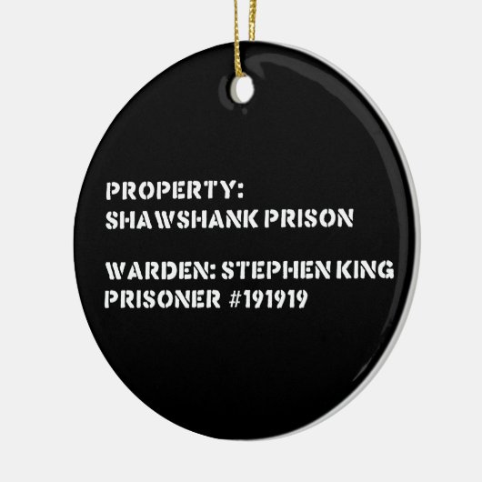 Eigentum: Shawshank Gefängnis Keramik Ornament (Links)