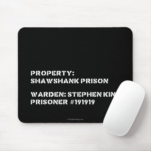 Eigentum: Shawshank Gefängnis Mousepad (Mit Mouse)