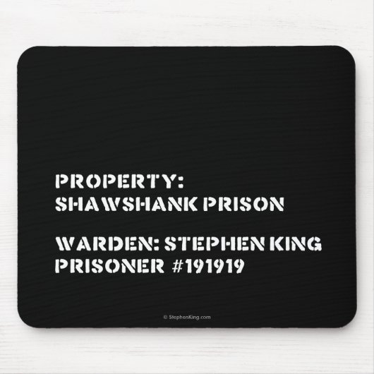 Eigentum: Shawshank Gefängnis Mousepad (Vorne)