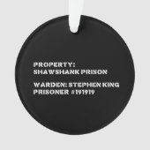Eigentum: Shawshank Gefängnis Ornament (Vorderseite)