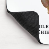 Eigentum verdorbenen faulen Chihuahua Mousepad (Ecke)