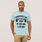 Eigentum von 500 Club XXL Mans Bella Leinwand T T-Shirt (Vorne ganz)