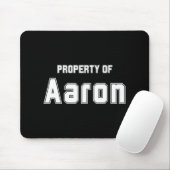 Eigentum von Aaron Funny Bachelorette Geschenke fü Mousepad (Mit Mouse)