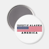 Eigentum von Alaska Magnet (Vorderseite/Rückseite)