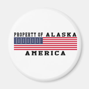 Eigentum von Alaska Magnet