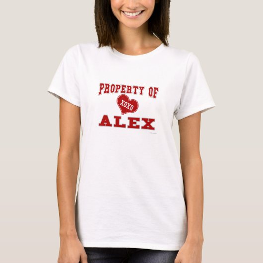 Eigentum von Alex T-Shirt (Vorderseite)