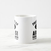 Eigentum von Bereich 51 Kaffeetasse (Mittel)