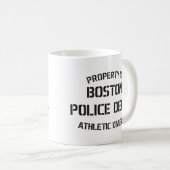 Eigentum von Boston-Polizei-Abteilung Kaffeetasse (VorderseiteRechts)