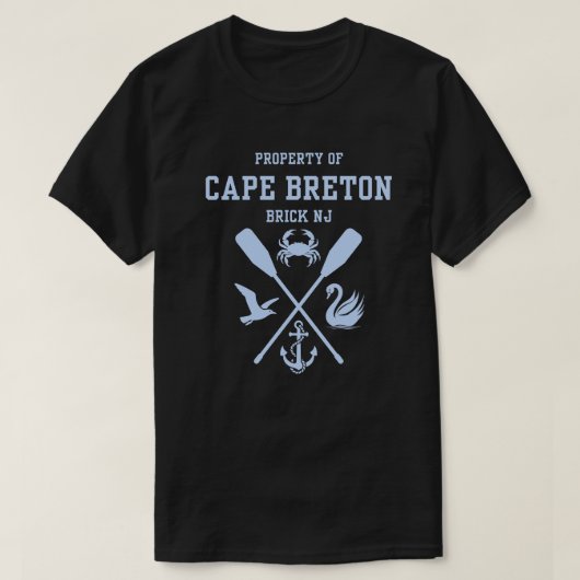 Eigentum von Cape Breton T-Shirt (Design vorne)