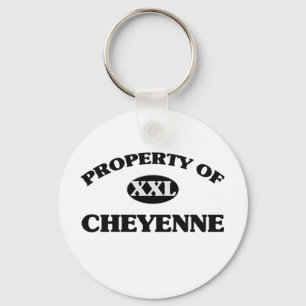 Eigentum von CHEYENNE Schlüsselanhänger