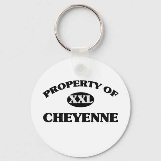 Eigentum von CHEYENNE Schlüsselanhänger (Vorderseite)