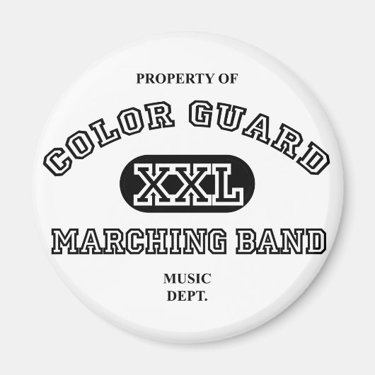 Eigentum von Colorguard Magnet (Vorne)