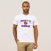 Eigentum von Deborah T-Shirt (Vorne ganz)