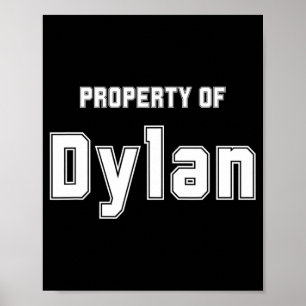Eigentum von Dylan Funny Bachelorette Geschenke fü Poster