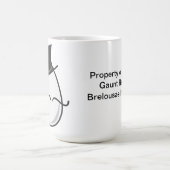 Eigentum von Edmond-Tasse Kaffeetasse (Mittel)