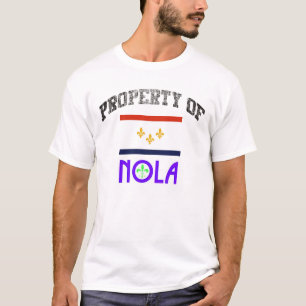 EIGENTUM VON GRAFIK NOLA NEW ORLEANS LOUISIANA T-Shirt
