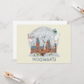 Eigentum von Hogwarts Cartoon-Grafik Karte (Vorderseite/Rückseite Beispiel)
