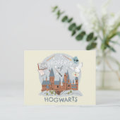 Eigentum von Hogwarts Cartoon-Grafik Postkarte (Stehend Vorderseite)