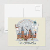 Eigentum von Hogwarts Cartoon-Grafik Postkarte (Vorne/Hinten)