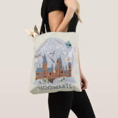 Eigentum von Hogwarts Cartoon-Grafik Tasche (Von Nahem)