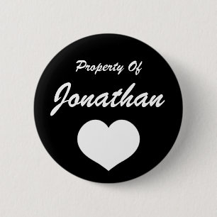 Eigentum von (Ihr Name) Button