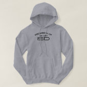 Eigentum von ISD 2017 Grau Pullover Sweatshirt (Design vorne)