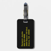 Eigentum von Jamaika Gepäckanhänger (Rückseite vertikal)