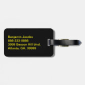 Eigentum von Jamaika Gepäckanhänger (Rückseite horizontal)