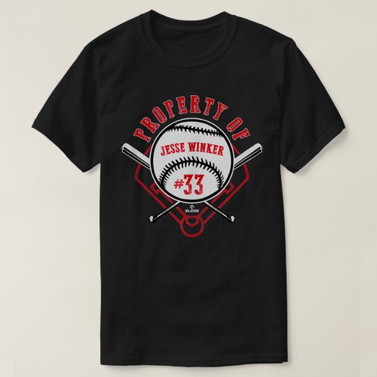 Eigentum von Jesse Winker T-Shirt (Design vorne)