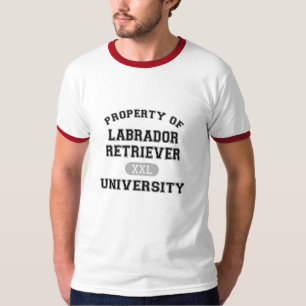 Eigentum von Labrador retriever-Universität T-Shirt