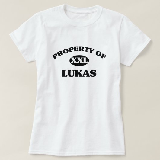 Eigentum von LUKAS T-Shirt (Design vorne)