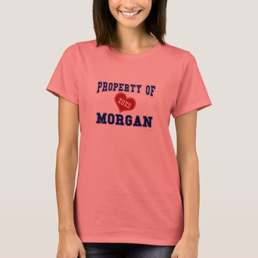 Eigentum von Morgan T-Shirt (Vorderseite)